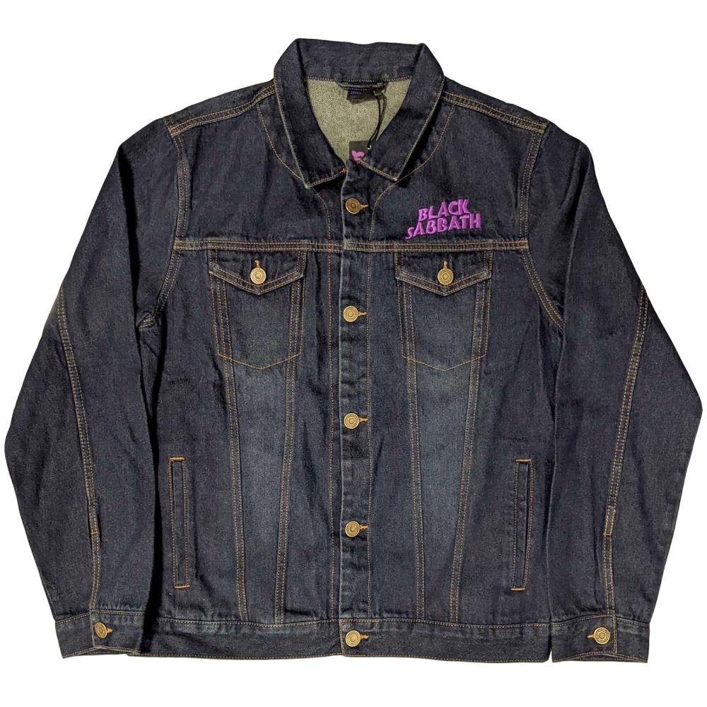 Black Sabbath - Wavy Logo Jacke - Blau